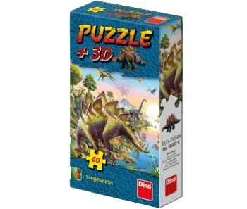 Dinosaurie minipuzzle