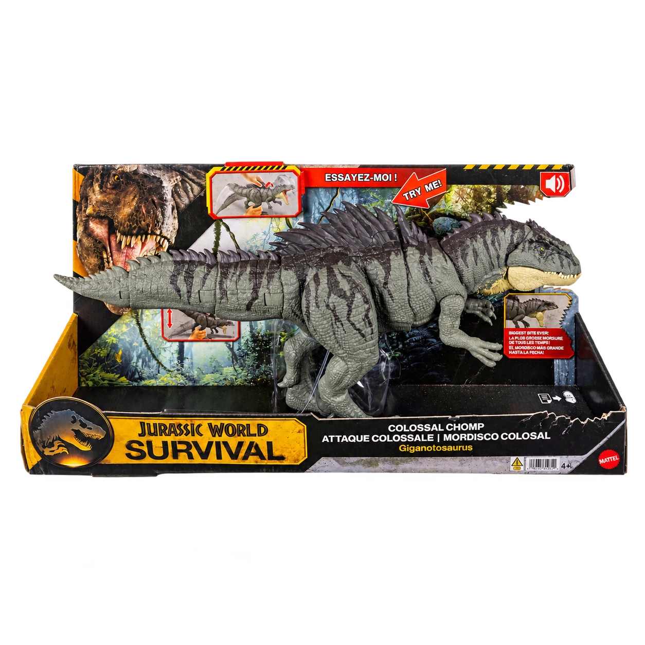 Giganotosaurus Jurassic World – akční figurka s mega čelistí, fotografie 6
