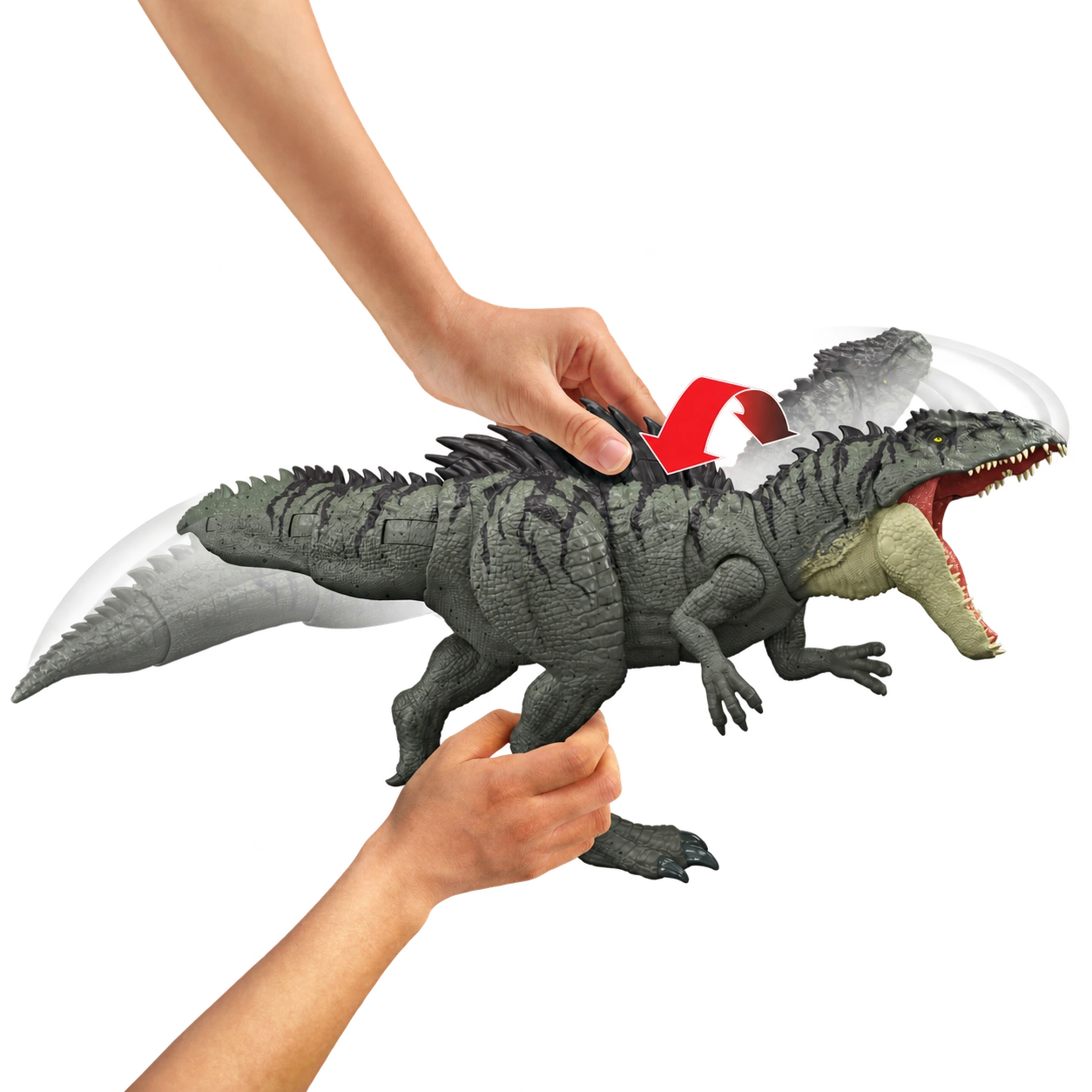 Giganotosaurus Jurassic World – akční figurka s mega čelistí, fotografie 4
