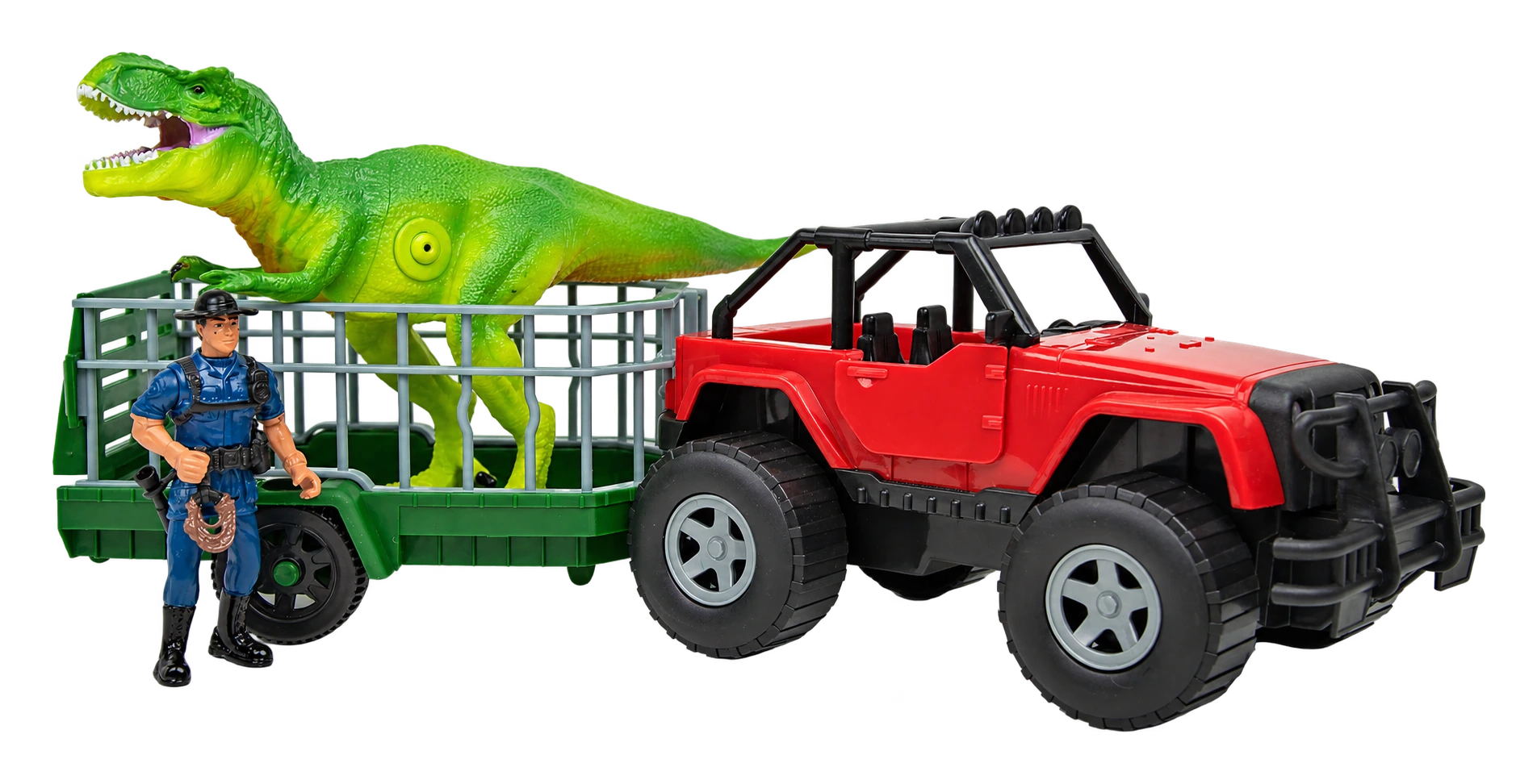 Džíp s prívesom, T-rexom a príslušenstvom, fotografia 1