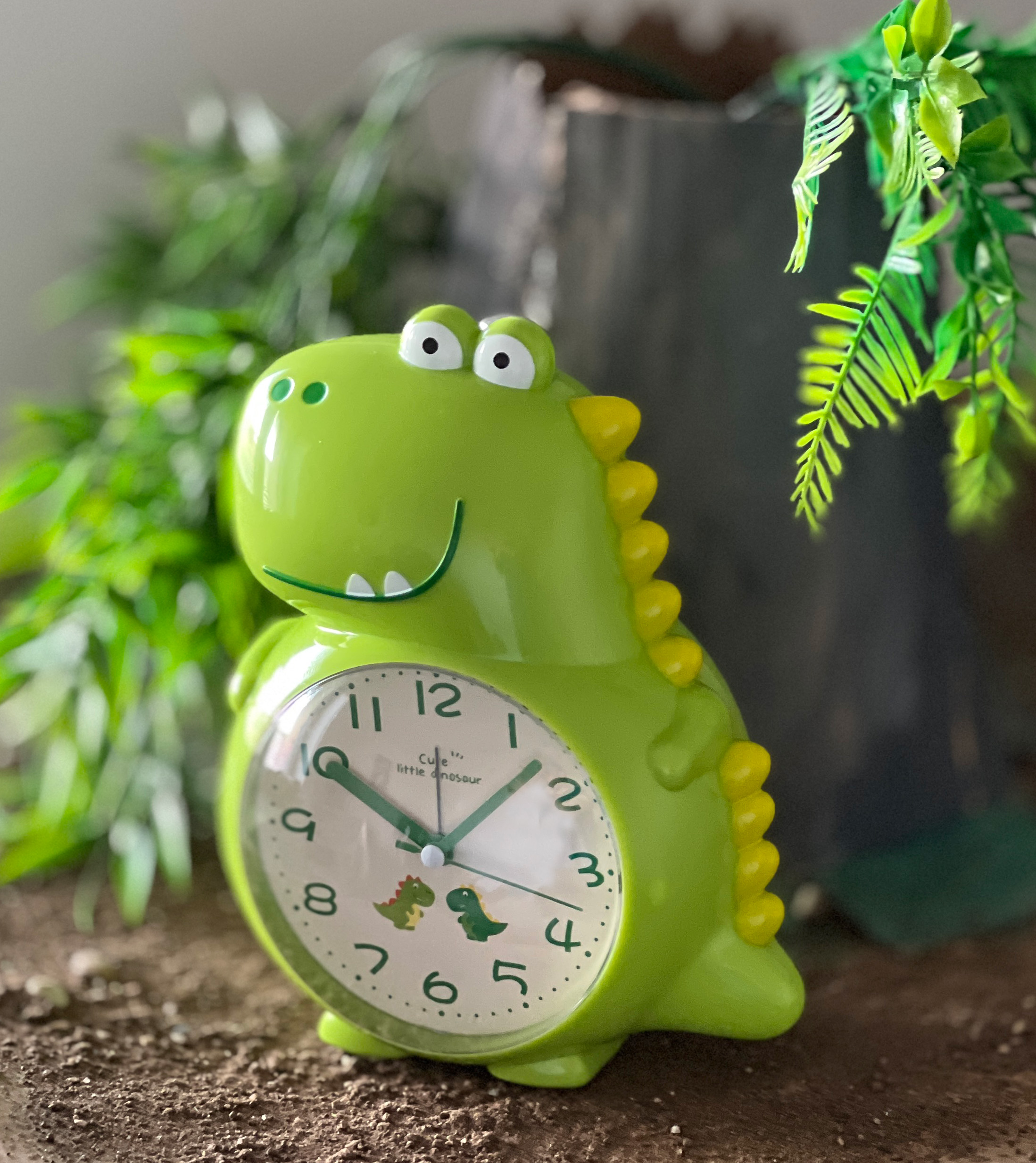 Dětský budík ve tvaru dinosaura, fotografie 1