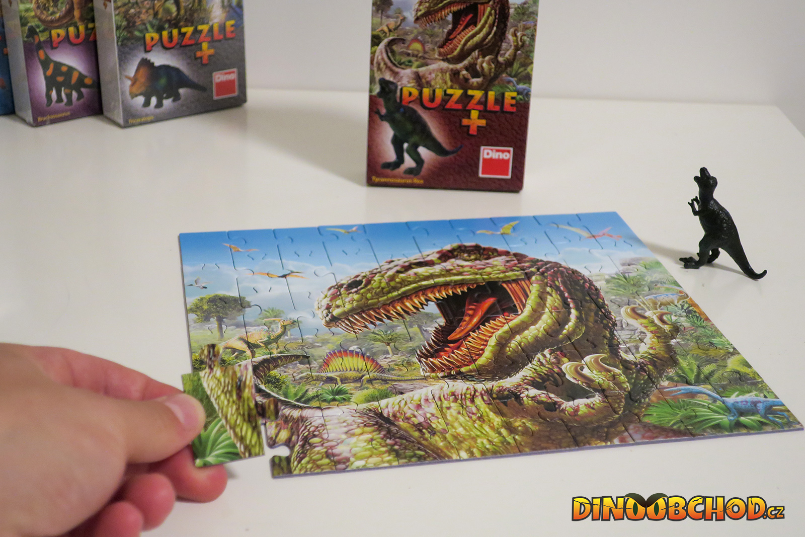 Puzzle č. 3 Brachiosaurus 60 dielikov + figúrka ZADARMO, fotografia 7