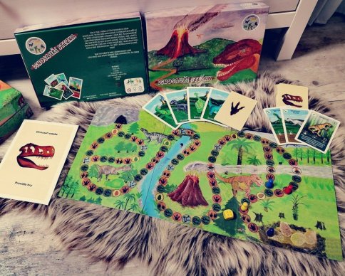 Dinopohádky - desková hra Dinosauří stezka