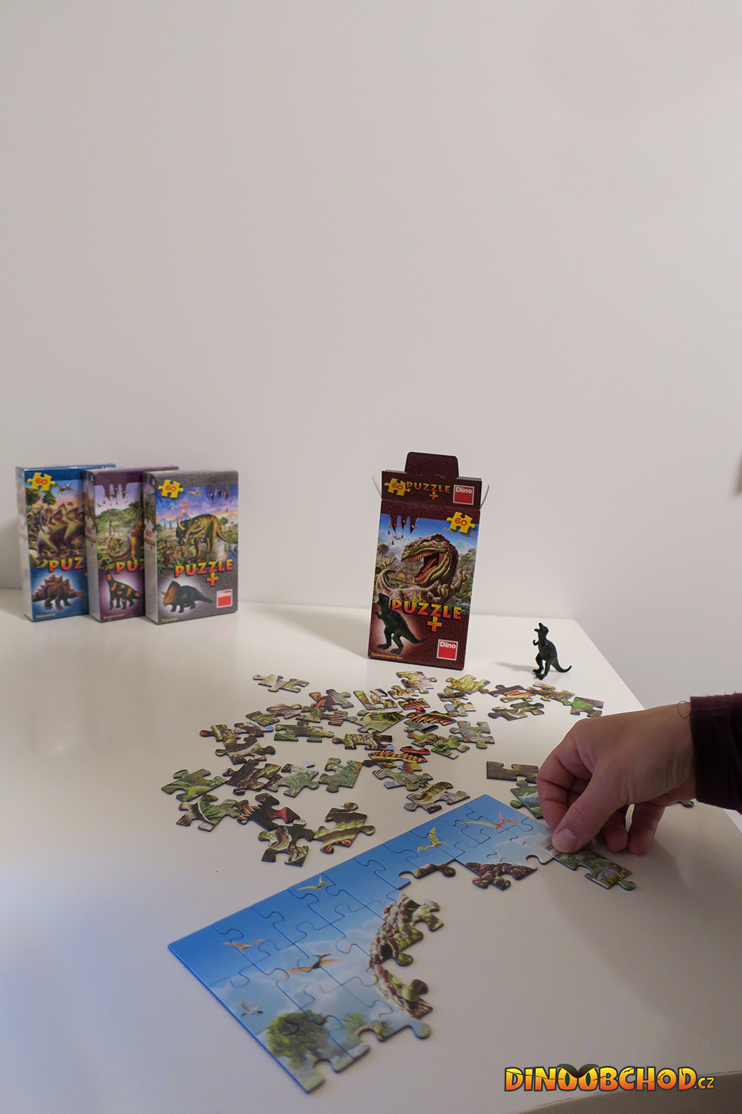 Puzzle č. 3 Brachiosaurus 60 dielikov + figúrka ZADARMO, fotografia 8