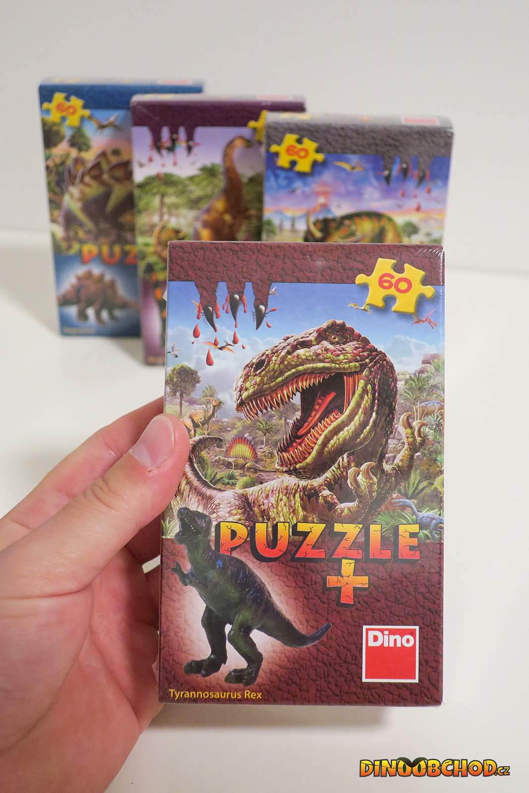 Puzzle č. 3 Brachiosaurus 60 dielikov + figúrka ZADARMO, fotografia 3